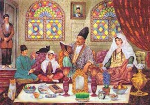 Nowruz in una casa persiana