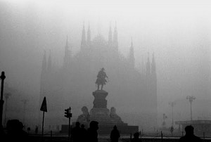 Milano-nebbia