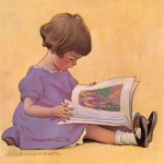 little reader, (jesse wilcox smith)