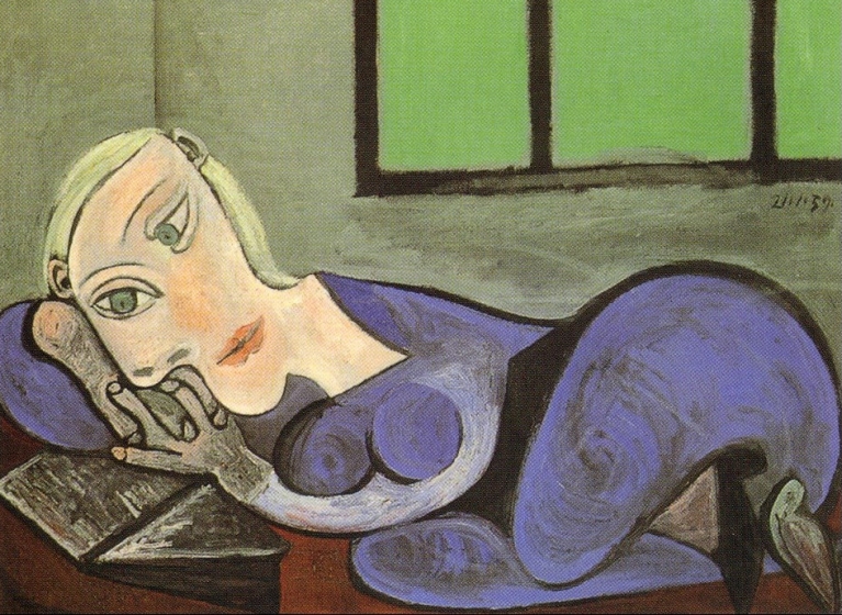 Donna sdraiata che legge 1939 Pablo Picasso 25 /10/1881, Malaga, Spagna 8 /04/1973, Mougins, Francia