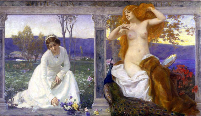 Modestia-e-Vanità-è-il-titolo-di-questo-quadro-allegorico-realizzato-dal-veneto-Vittorio-Emanuele-Bressanin-nel-1899